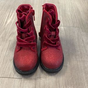 Cat & Jack size 5 toddler glitter boots